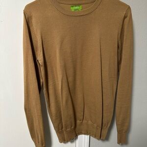 Brooks Brothers Men's Tan Crewneck Sweater
